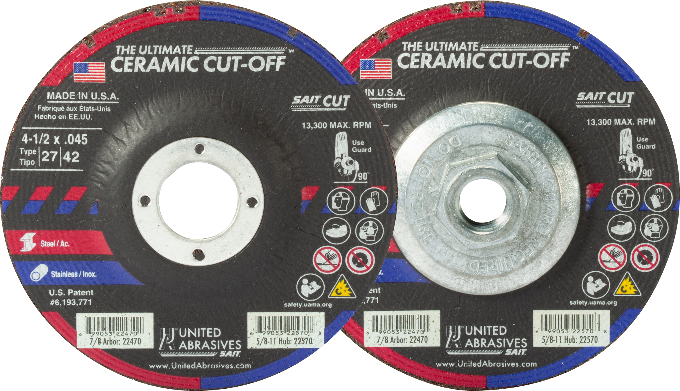 DT 4-1/2x.045x7/8 ULT. CERAMIC - Cutting Wheels